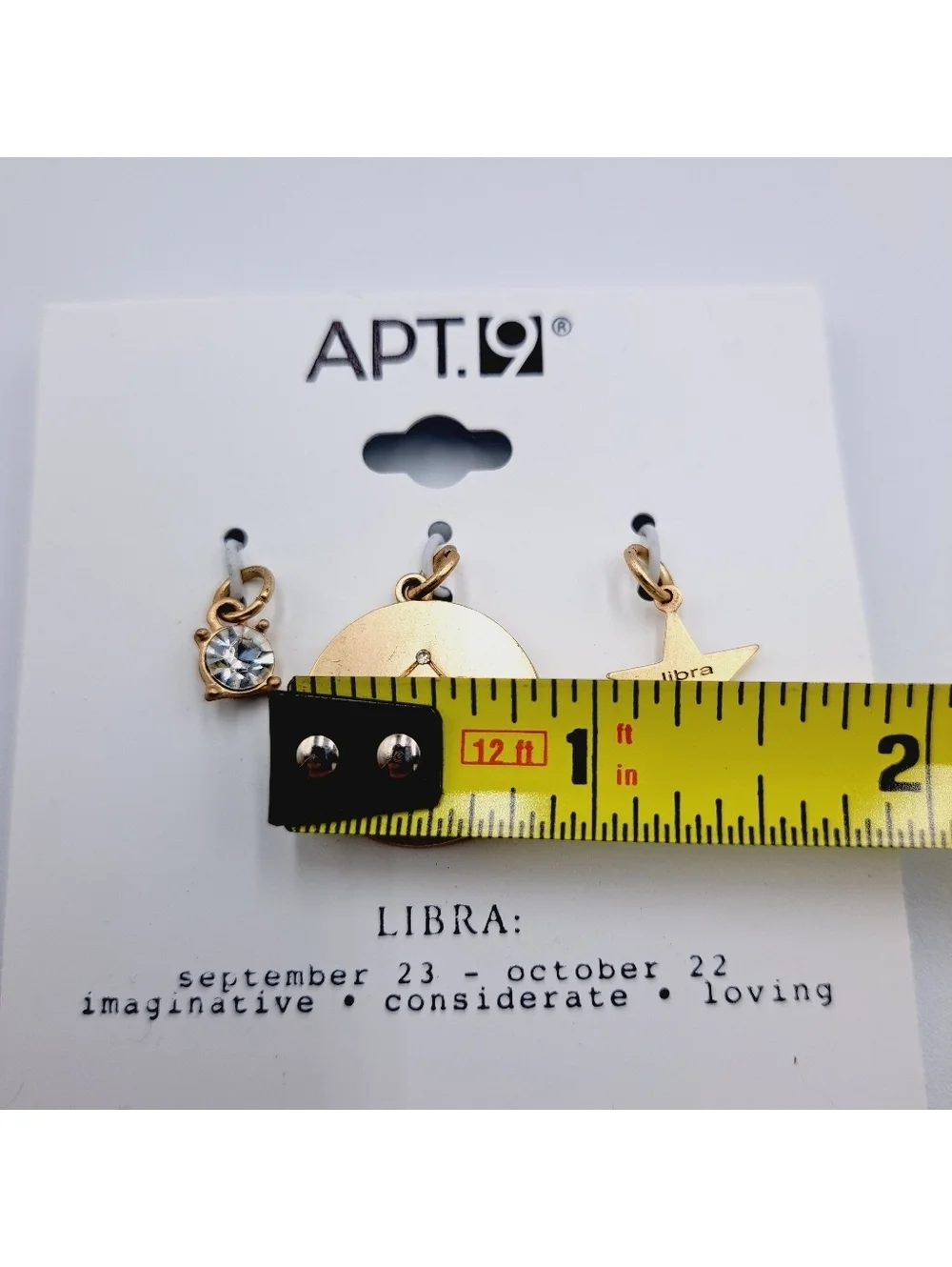 Libra Zodiac Pendant Charm Set